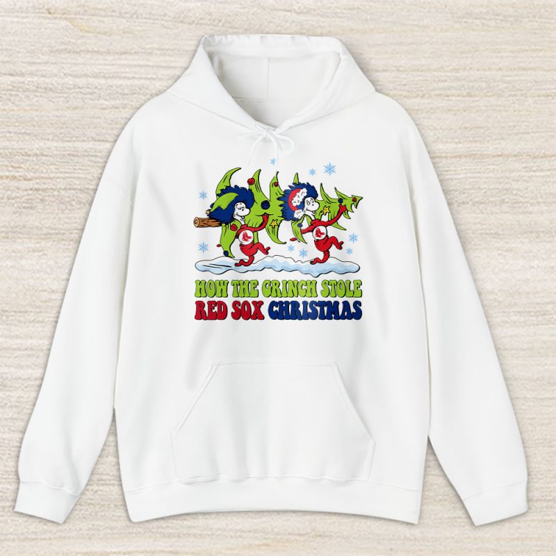 Boston Red Sox Merry Christmas MLB Gift For Fan Cute Grinch Unisex Hoodie TAS21636