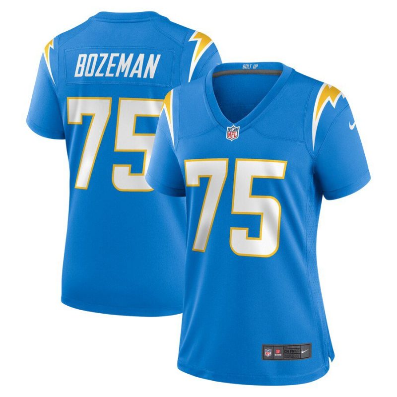 Bradley Bozeman Los Angeles Chargers Women's Game Jersey - Powder Blue