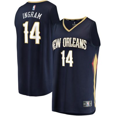 Brandon Ingram New Orleans Pelicans 2020/21 Fast Break Replica Player Jersey - Icon Edition - Navy