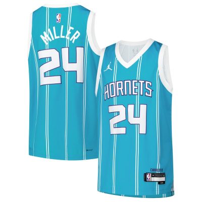 Brandon Miller Charlotte Hornets Youth Swingman Jersey - Icon Edition - Teal