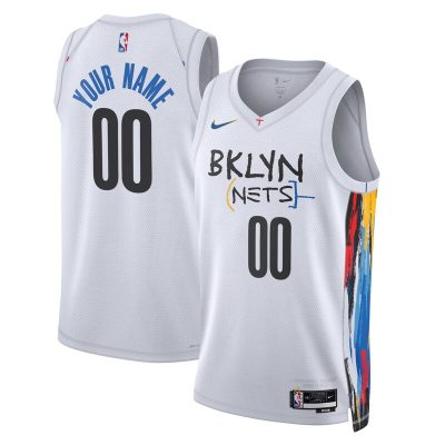 Brooklyn Nets 2022/23 Swingman Custom Jersey - City Edition - White