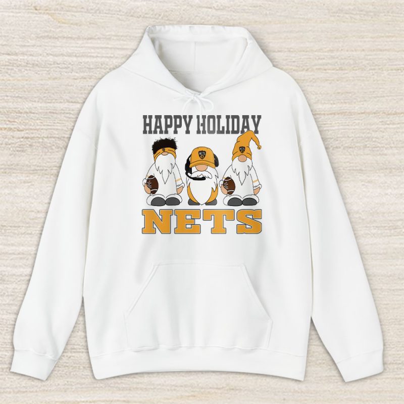 Brooklyn Nets Merry Christmas NBA Gift For Fan Christmas Gnomes Unisex Hoodie TAS21317