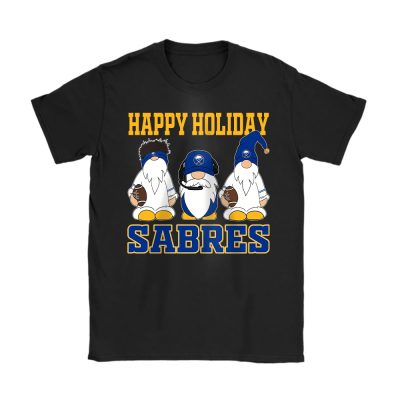 Buffalo Sabres Merry Christmas NHL Gift For Fan Christmas Gnomes Unisex T-Shirt Cotton Tee TAT21338