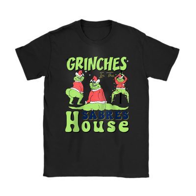 Buffalo Sabres Merry Christmas NHL Gift For Fan Cute Grinch Unisex T-Shirt Cotton Tee TAT21653