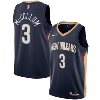 C.J. McCollum New Orleans Pelicans Swingman Jersey - Icon Edition - Navy