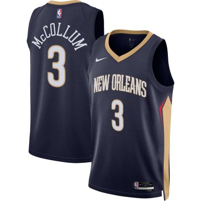 C.J. McCollum New Orleans Pelicans Swingman Jersey - Icon Edition - Navy