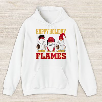 Calgary Flames Merry Christmas NHL Gift For Fan Christmas Gnomes Unisex Hoodie TAS21354