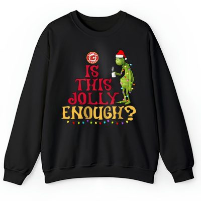 Calgary Flames Merry Christmas NHL Gift For Fan Cute Grinch Unisex Sweatshirt TAH21353