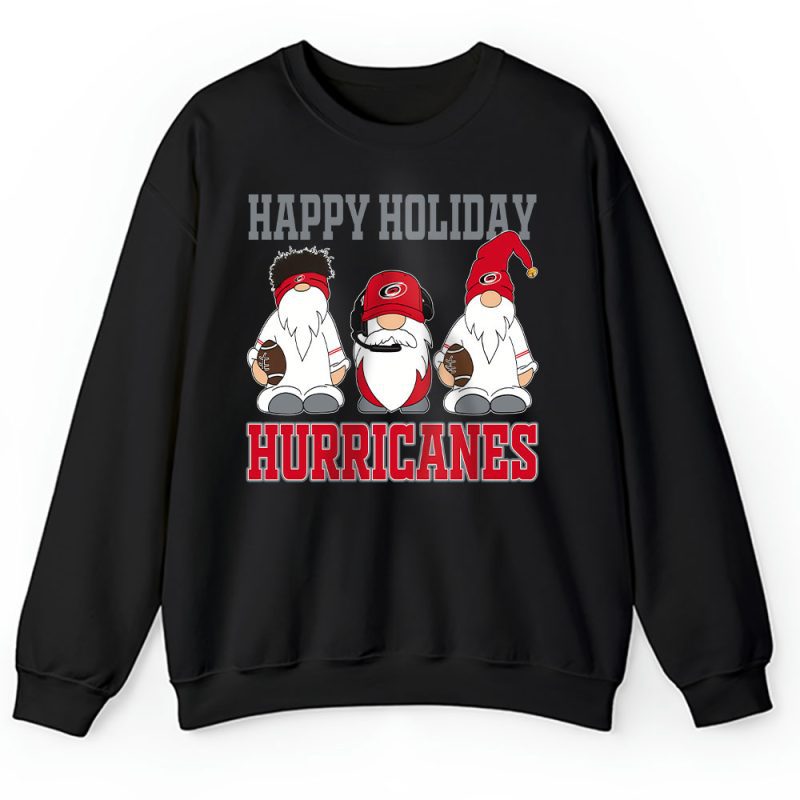 Carolina Hurricanes Merry Christmas NHL Gift For Fan Christmas Gnomes Unisex Sweatshirt TAH21342