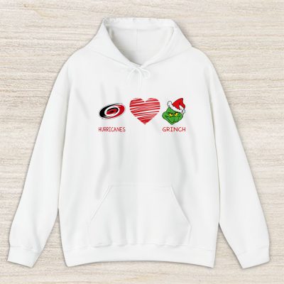 Carolina Hurricanes Merry Christmas NHL Gift For Fan Cute Grinch Unisex Hoodie TAS21658