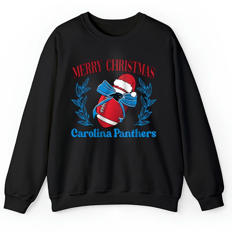 Carolina Panthers Merry Christmas NFL Gift For Fan Christmas Funny Unisex Sweatshirt TAH20328