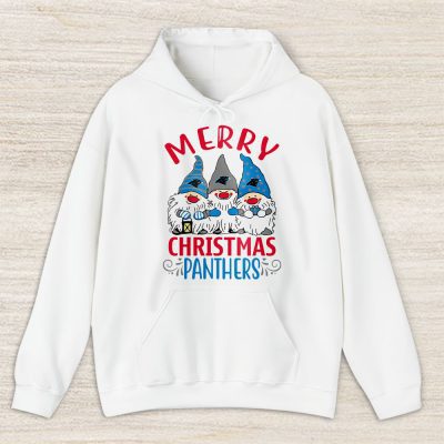 Carolina Panthers Merry Christmas NFL Gift For Fan Christmas Gnomes Unisex Hoodie TAS20324