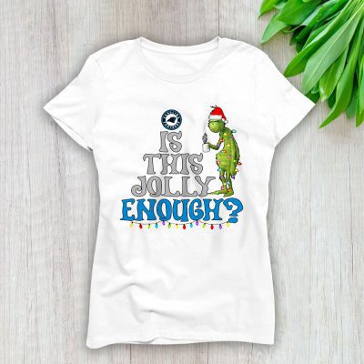 Carolina Panthers Merry Christmas NFL Gift For Fan Cute Grinch Lady T-Shirt Women Tee LTL20329