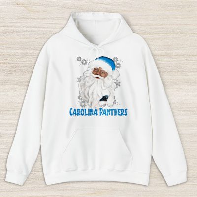 Carolina Panthers Merry Christmas NFL Gift For Fan Cute Santa Hohoho Unisex Hoodie TAS20308