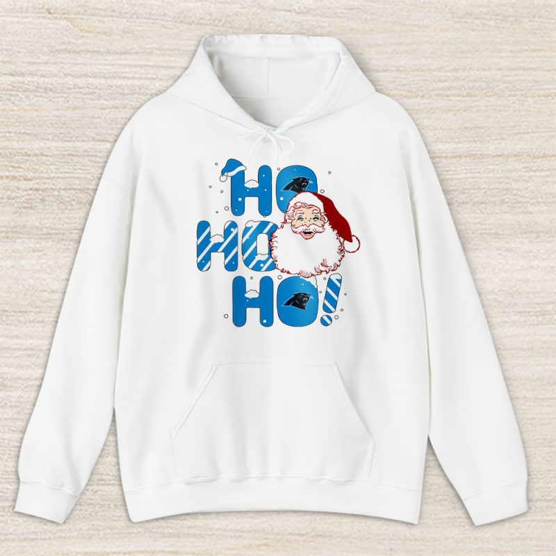 Carolina Panthers Merry Christmas NFL Gift For Fan Cute Santa Hohoho Unisex Hoodie TAS20313