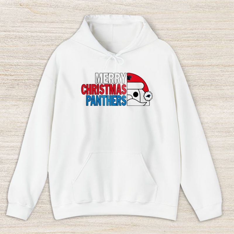 Carolina Panthers Merry Christmas NFL Gift For Fan Cute Santa Hohoho Unisex Hoodie TAS20316