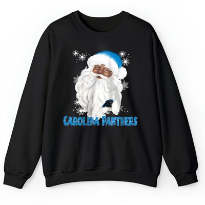 Carolina Panthers Merry Christmas NFL Gift For Fan Cute Santa Hohoho Unisex Sweatshirt TAH20308