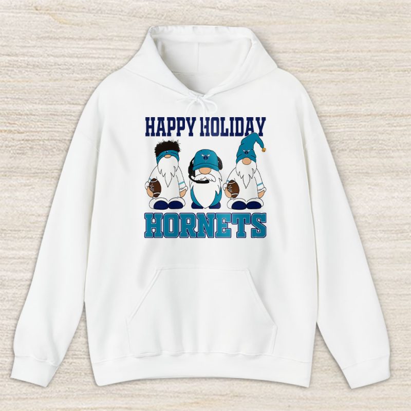 Charlotte Hornets Merry Christmas NBA Gift For Fan Christmas Gnomes Unisex Hoodie TAS21357