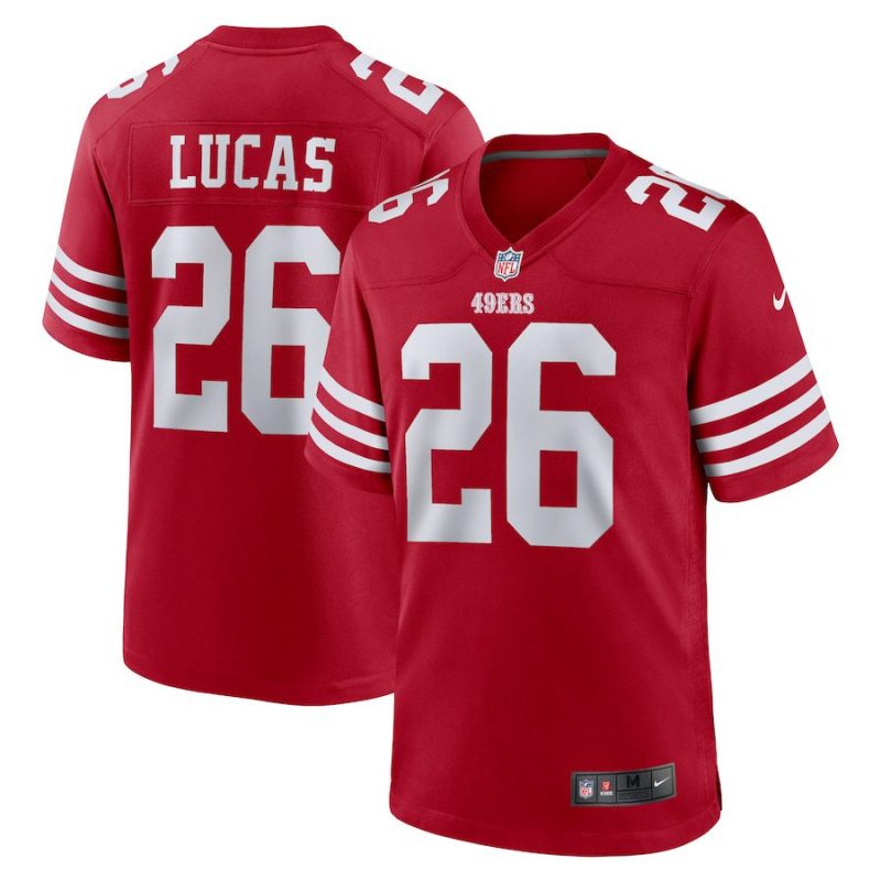 Chase Lucas San Francisco 49ers Team Game Jersey - Scarlet