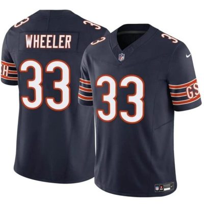 Chicago Bears #33 Ian Wheeler Navy 2023 F.U.S.E. Vapor Football Stitched Jersey