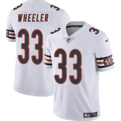 Chicago Bears #33 Ian Wheeler White Vapor Football Stitched Jersey