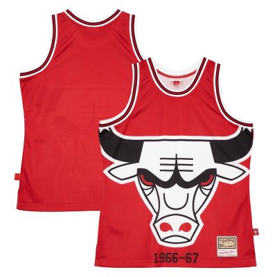 Chicago Bulls Hardwood Classics Blown Out Fashion Jersey - Red