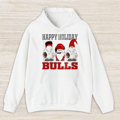 Chicago Bulls Merry Christmas NBA Gift For Fan Christmas Gnomes Unisex Hoodie TAS21366