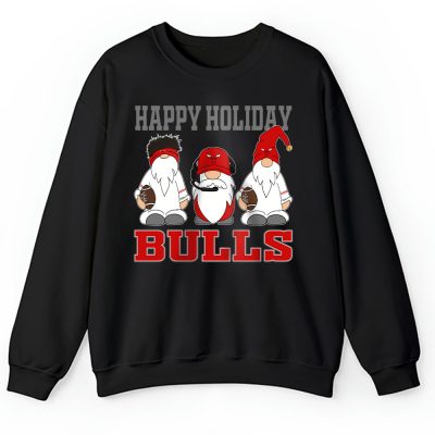 Chicago Bulls Merry Christmas NBA Gift For Fan Christmas Gnomes Unisex Sweatshirt TAH21366