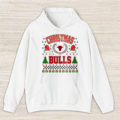 Chicago Bulls Merry Christmas NBA Gift For Fan Cute Santa Hohoho Unisex Hoodie TAS21687