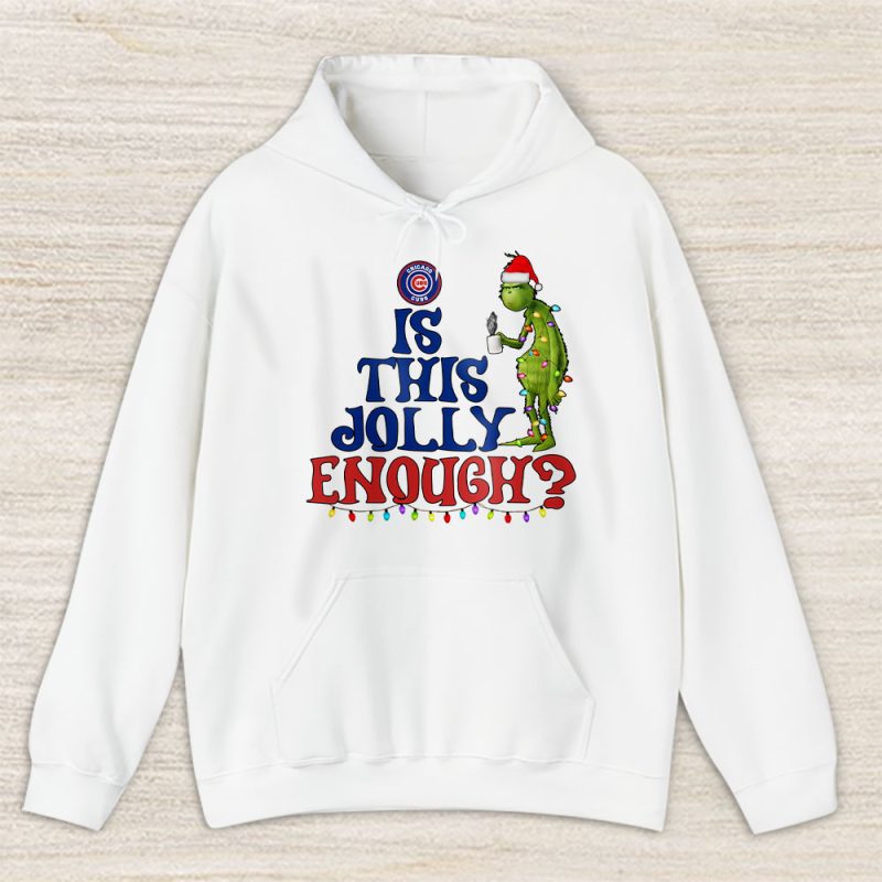 Chicago Cubs Merry Christmas MLB Gift For Fan Cute Grinch Unisex Hoodie TAS21362