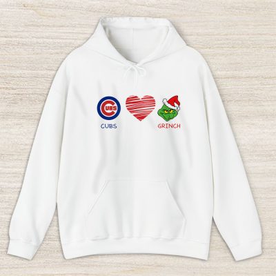 Chicago Cubs Merry Christmas MLB Gift For Fan Cute Grinch Unisex Hoodie TAS21682