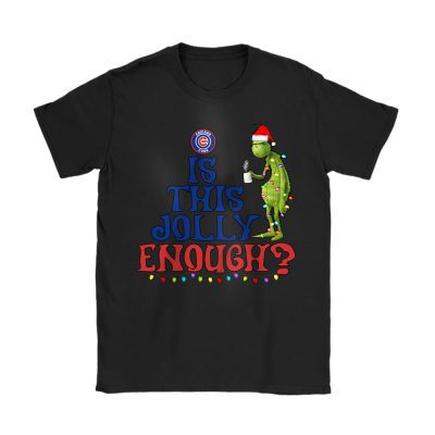 Chicago Cubs Merry Christmas MLB Gift For Fan Cute Grinch Unisex T-Shirt Cotton Tee TAT21362