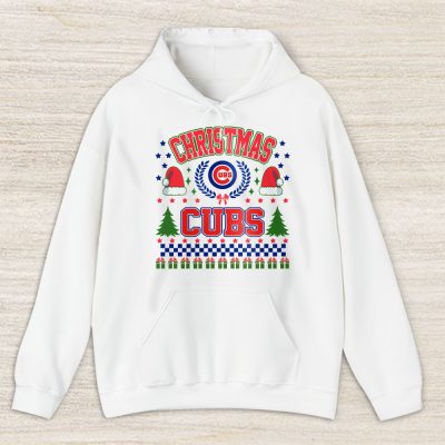 Chicago Cubs Merry Christmas MLB Gift For Fan Cute Santa Hohoho Unisex Hoodie TAS21683