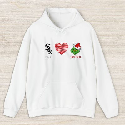 Chicago White Sox Merry Christmas MLB Gift For Fan Cute Grinch Unisex Hoodie TAS21678