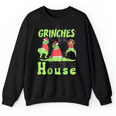 Chicago White Sox Merry Christmas MLB Gift For Fan Cute Grinch Unisex Sweatshirt TAH21677