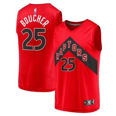 Chris Boucher Toronto Raptors Fast Break Replica Jersey - Icon Edition - Red