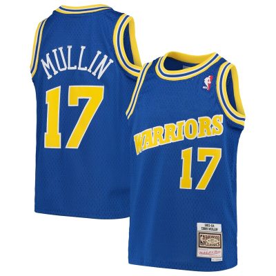 Chris Mullin Golden State Warriors Youth 1993/94 Hardwood Classics Swingman Jersey - Royal