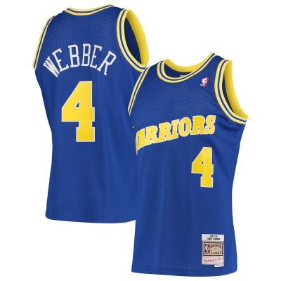 Chris Webber Golden State Warriors 1993/94 Hardwood Classics Swingman Jersey - Royal