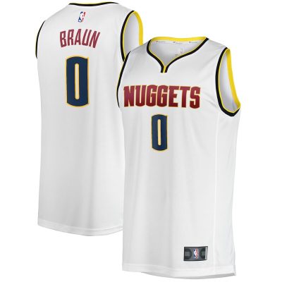 Christian Braun Denver Nuggets Fast Break Player Jersey - Association Edition - White