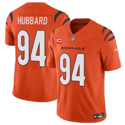 Cincinnati Bengals #94 Sam Hubbard Orange 2024 F.U.S.E With 4-star C Patch Vapor Untouchable Limited Football Stitched Jersey