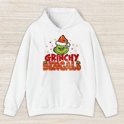 Cincinnati Bengals Merry Christmas NFL Gift For Fan Cute Grinch Unisex Hoodie TAS20409