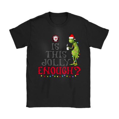 Cincinnati Reds Merry Christmas MLB Gift For Fan Cute Grinch Unisex T-Shirt Cotton Tee TAT21368