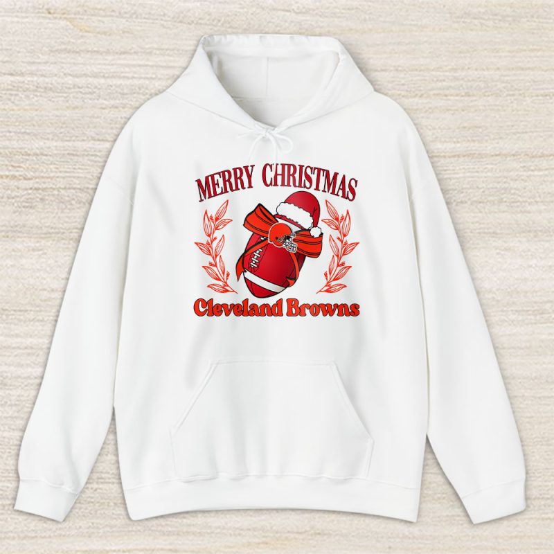 Cleveland Browns Merry Christmas NFL Gift For Fan Christmas Funny Unisex Hoodie TAS20433