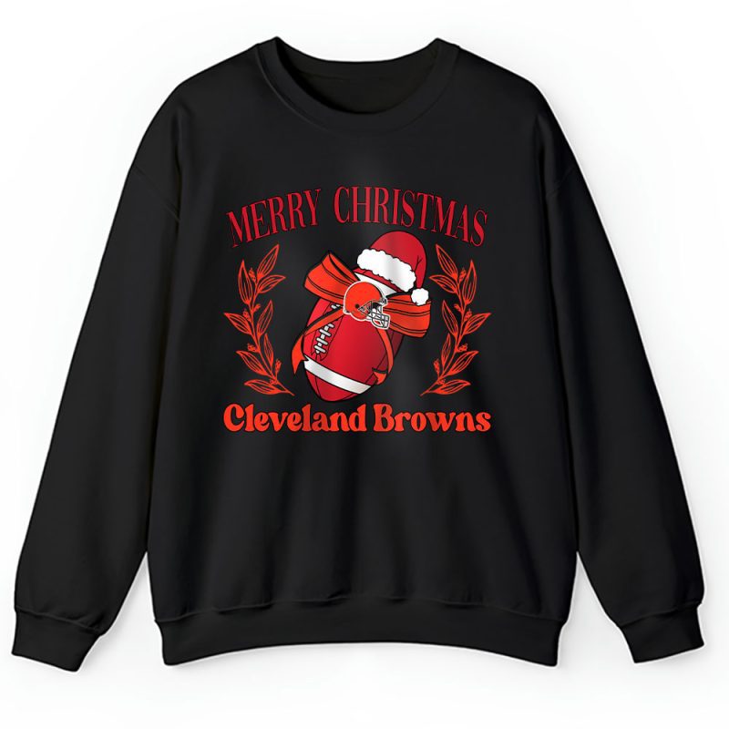 Cleveland Browns Merry Christmas NFL Gift For Fan Christmas Funny Unisex Sweatshirt TAH20433