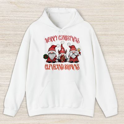 Cleveland Browns Merry Christmas NFL Gift For Fan Christmas Gnomes Unisex Hoodie TAS20428