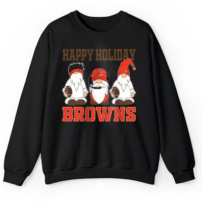 Cleveland Browns Merry Christmas NFL Gift For Fan Christmas Gnomes Unisex Sweatshirt TAH20435