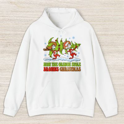 Cleveland Browns Merry Christmas NFL Gift For Fan Cute Grinch Unisex Hoodie TAS20441