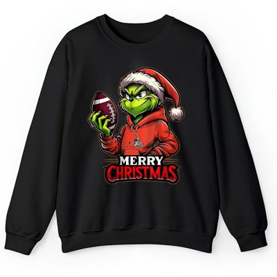 Cleveland Browns Merry Christmas NFL Gift For Fan Cute Grinch Unisex Sweatshirt TAH20420