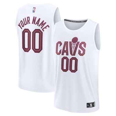 Cleveland Cavaliers Fast Break Custom Replica Jersey - Association Edition - White