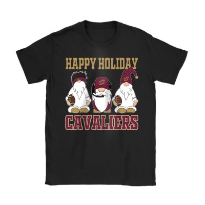 Cleveland Cavaliers Merry Christmas NBA Gift For Fan Christmas Gnomes Unisex T-Shirt Cotton Tee TAT21372